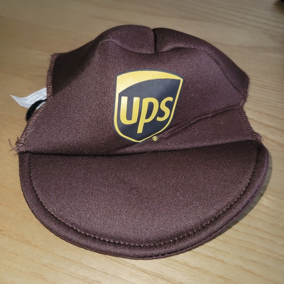 UPS Delivery Dog Costume with Cap and Box - Picture 3 of 6